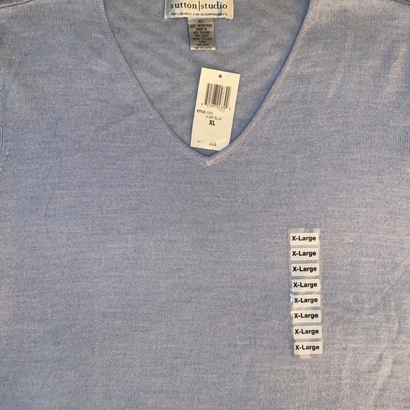 Sutton Studio for Bloomingdale’s Merino Wool Sweater Size XL - Picture 6 of 9